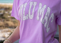 LULU MAC Camo Logo Violet Tee